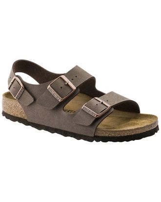 Birkenstock Milano Birkibuc Leather Sandal