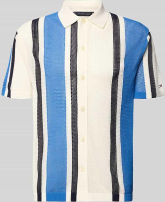 Tommy Hilfiger Relaxed Fit Freizeithemd aus Baumwoll-Mix in Offwhite, Gr&ouml;&szlig;e XXL