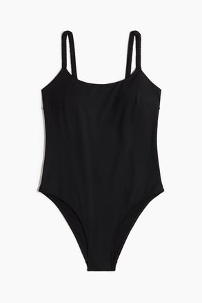 H&M Badeanzug mit wattierten Cups - Schwarz