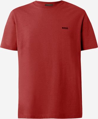 HUGO BOSS Camiseta de algod&oacute;n el&aacute;stico con logo de Hugo Boss