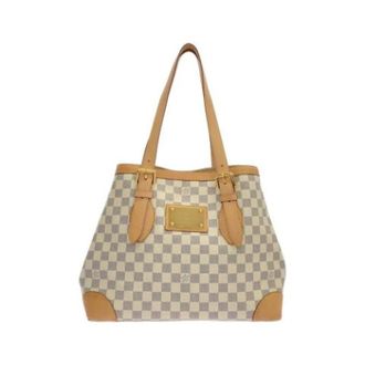 Louis Vuitton Pre-owned Hampstead MM Tote - Pre-owned - Mujer - Blanco - ONE SIZE