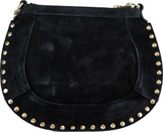 Persaman New York Adele Studded Suede Crossbody Bag in Black at Nordstrom Rack