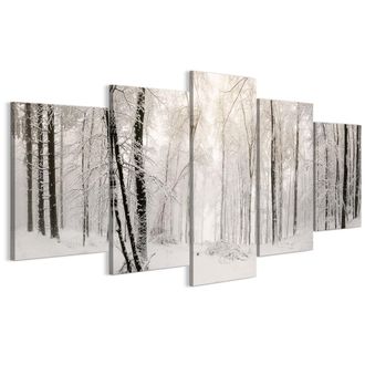 OEM Cuadro Sobre Lienzo Italiano De 100 X 50 Cm, Pent&aacute;ptico - Estilo Cl&aacute;sico - Naturaleza Cuadro Sobre Lienzo Italiano De 200 X 100 Cm, Pent&aacute;ptico - Estil
