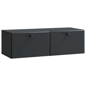 vidaXL Mueble De Tv De Pared 98 X 41 X 30 Cm Negro Vidaxl