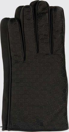 Gucci Guanti in pelle con monogram GG impresso