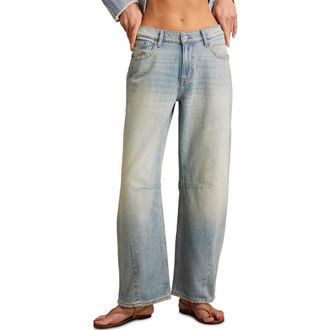 Lucky Brand Barrel Wide Leg Jeans in Saddle Up Wash at Nordstrom Rack, Size 30 X 28