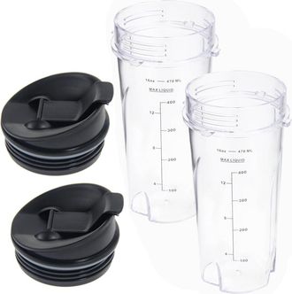 OEM Recipiente De Repuesto De 473 Ml (16 Oz) Para La Licuadora Ninja Qb3001ss