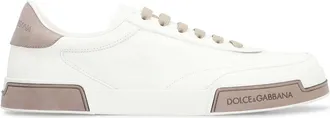 Dolce & Gabbana Schoenen, Heren, Wit, 41 1/2 EU, Leer, Portofino Yacht Low-top sneakers