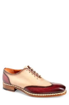 Mezlan Almagro Brogue Oxford in Red/Bone at Nordstrom Rack, Size 11.5