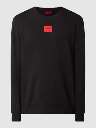 HUGO BOSS Sweatshirt aus Baumwolle Modell Diragol in Black, Größe XXL