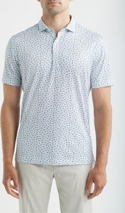 Johnnie-O Taco Tuesday Performance Jersey Polo in White at Nordstrom, Size Xx-Large