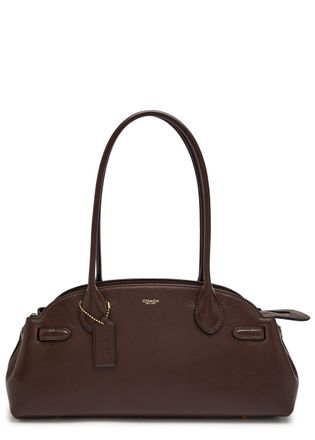 Coach Empire 34 Leather Shoulder bag - Brown - One Size