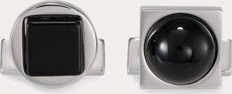 Ferragamo Men Semi precious stone cufflinks Red