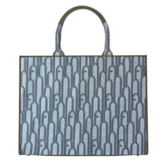 Furla Tote Bags, female, Blue, Size: ONE SIZE Opportunity L Tote