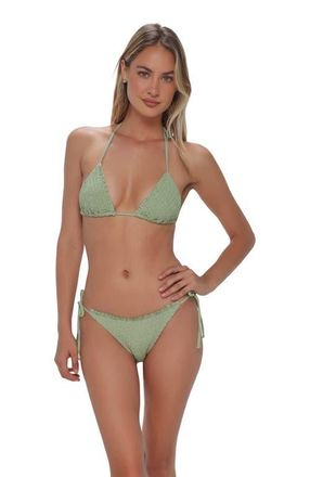Swim Systems Kali Triangle Bikini Swimsuit Top in Aloe Lurex at Nordstrom, Size 3X-Large