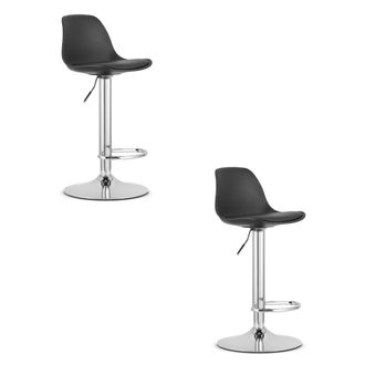OEM Taburete Hoga - Base Negra / Cromada X 2