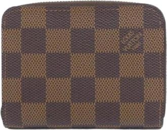 Louis Vuitton Pre-owned Damier Coin Purse - Dames - Vintage Accessoires - Bruin - ONE Size - Vintage