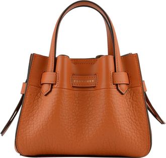 Pourchet Manhattan Nano - Dames - Handtassen - Oranje - ONE Size - Leer - Tassen