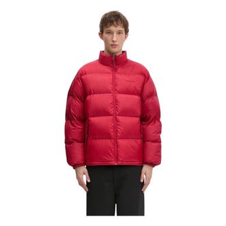 Thisisneverthat Pertex Reversible T Down Jacket - Heren - Gewatteerde jassen - Rood - L - Leer - Jassen