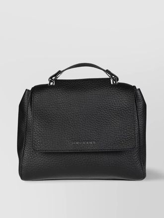 Orciani leather tote bag adjustable strap