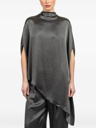 Sally Lapointe asymmetric tunic top - Grey
