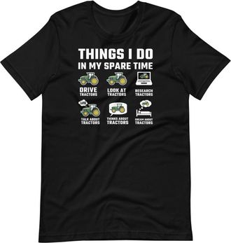 Generic Tractor T-Shirt for Farmers, Funny Farming Tee, Tractor Enthusiast Apparel,Farmer Birthday, Farm Themed Clothing, Tractor Black