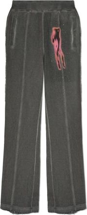 Diesel P-Quinn Trainingsbroeken - Heren - Sweatpants - Grijs - M - Katoen - Broeken