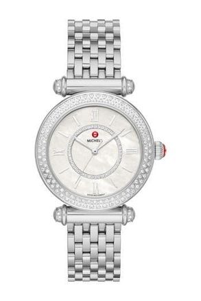 Michele Womens Caber Diamond Bracelet Watch, 35mm - 0.19 ctw at Nordstrom Rack