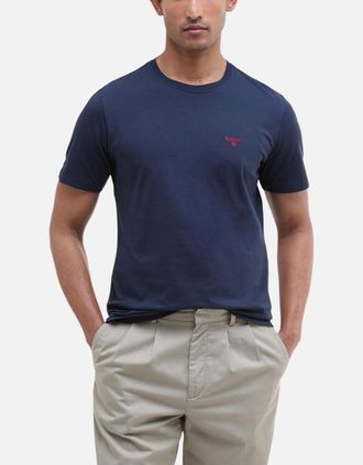 Barbour Mens Barbour Mens Essential Sports New T-Shirt - Navy - Size: 38