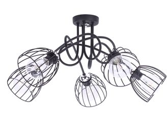 OEM L&aacute;mpara De Techo Moderna Colgante Cromada Loft E27