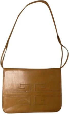 Givenchy Pre-owned Shoulder Bag - Dames - Vintage Schoudertas - Bruin - ONE Size - Leer - Vintage