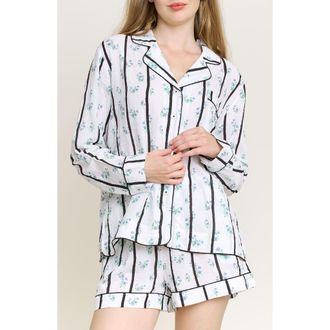 Honeydew Intimates Good Life Short Pajamas in Ditsy Stripe at Nordstrom, Size X-Small