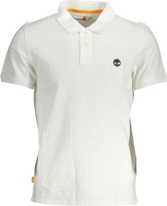 Timberland Tops, Heren, Wit, 2Xl, Katoen, Elegant wit katoenen poloshirt