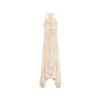 Blumarine Georgette Maxi Dress