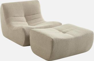 Sweeek Sill&oacute;n Envasado Al Vac&iacute;o De Borreguito Texturizado Con Reposapi&eacute;s