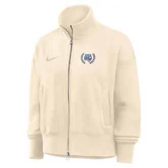 Nike Womens College (Tennessee State University) Nike Womens Phoenix Fleece Track Jacket in Brown | ZW052NTESU26-NAT