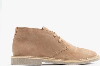 Hush Puppies Mens Hush Puppies SAMUEL Mens Chukka Boots Sand - Brown - Size: 10