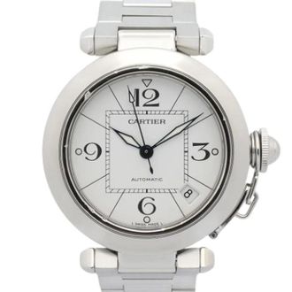 Cartier Vintage, unisex, Wit, ONE Size, Pre-owned Vintage Polshorloge