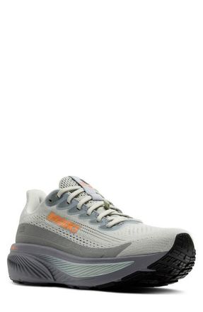 Brooks Ghost 17 GTX Gore-Tex Waterproof Running Shoe in Smoke/Primer Grey/Orange at Nordstrom, Size 8.5