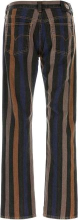 Versace Mens Denim Jeans Multicolor Cotton