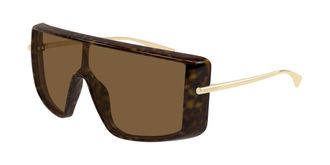 Alexander McQueen AM0524S 002 Mens Sunglasses Tortoiseshell Size 99