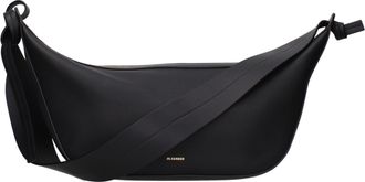 Jil Sander Black Leather Shoulder Womens Bag