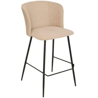 Atmosphera Sgabello jasny beige 52,5x48 cm Atmosphera cr&eacute;ateur dint&eacute;rieur