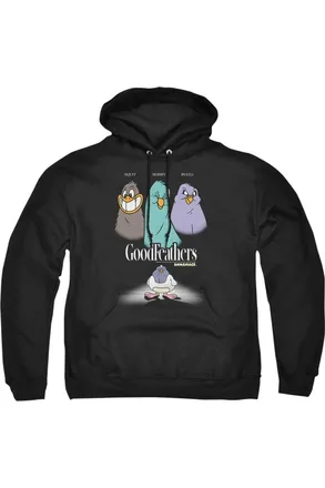 Gildan Animaniacs Goodfeathers Adult Pull Over Hoodie / Hooded Sweatshirt