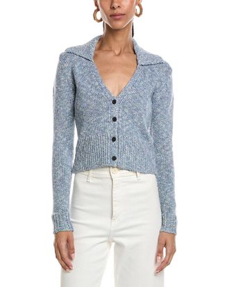 ATM Anthony Thomas Melillo Atm Anthony Thomas Melillo Collared Wool-Blend Cardigan