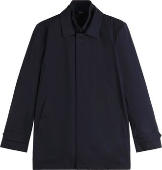 Fay Navy Blue Versatile Jacket with Minimalist Design