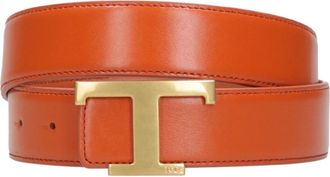 Tod's Belts - Heren - Riemen - Oranje - 90 CM - Accessoires