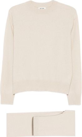 Soft Goat Trousers And Sweater Cashmere Set