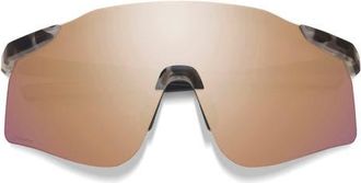 Smith Defy 135mm ChromaPop Polarized Shield Sunglasses in Salt Haze /Rose Gold Mirror at Nordstrom