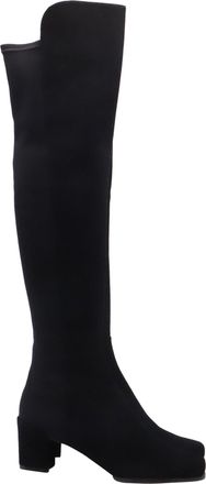 Stuart Weitzman Gillian 60 Over-The-Knee Boots in Black Suede